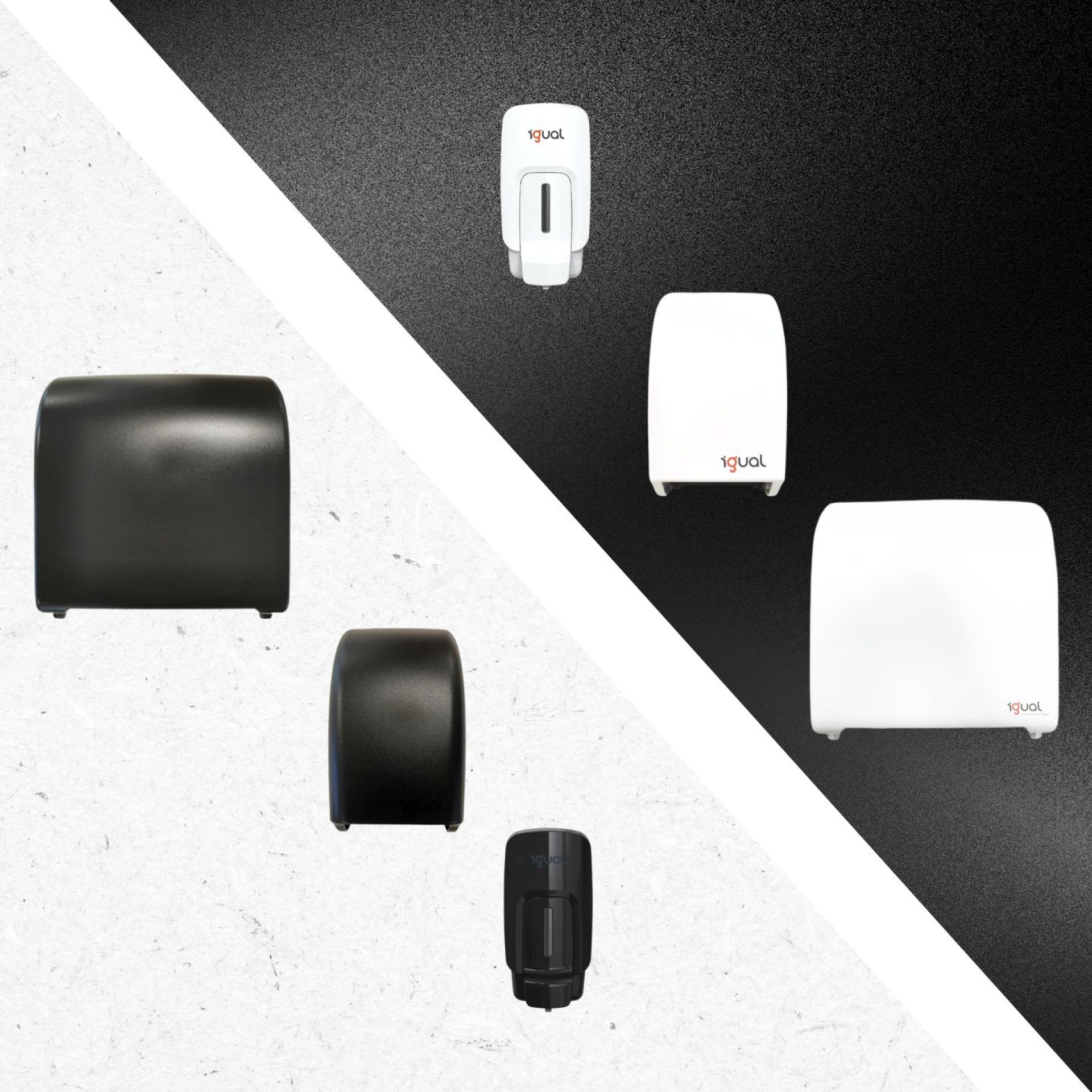 triptyque sanitaire-igual-distributeur